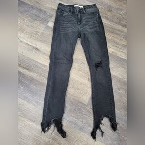 Hidden gems distressed jeans